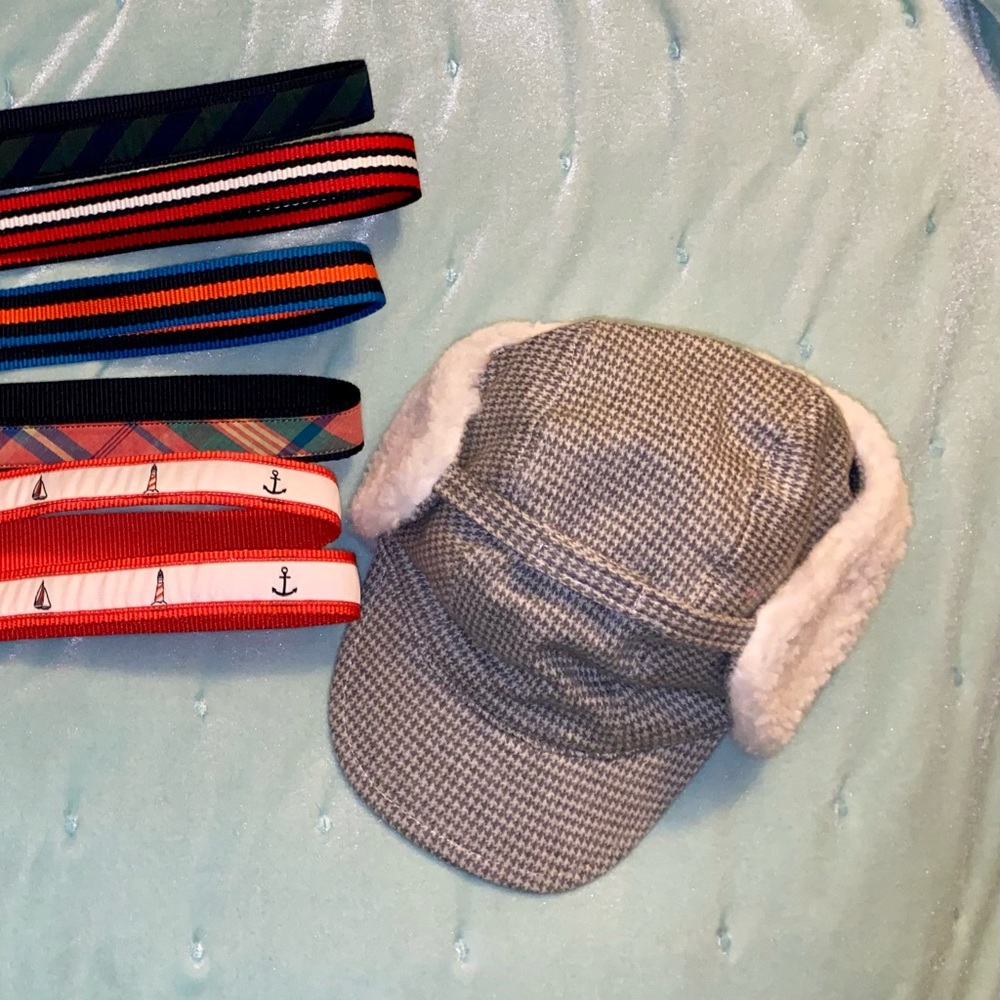 Janie & Jack baby boys trapper hat, NWT